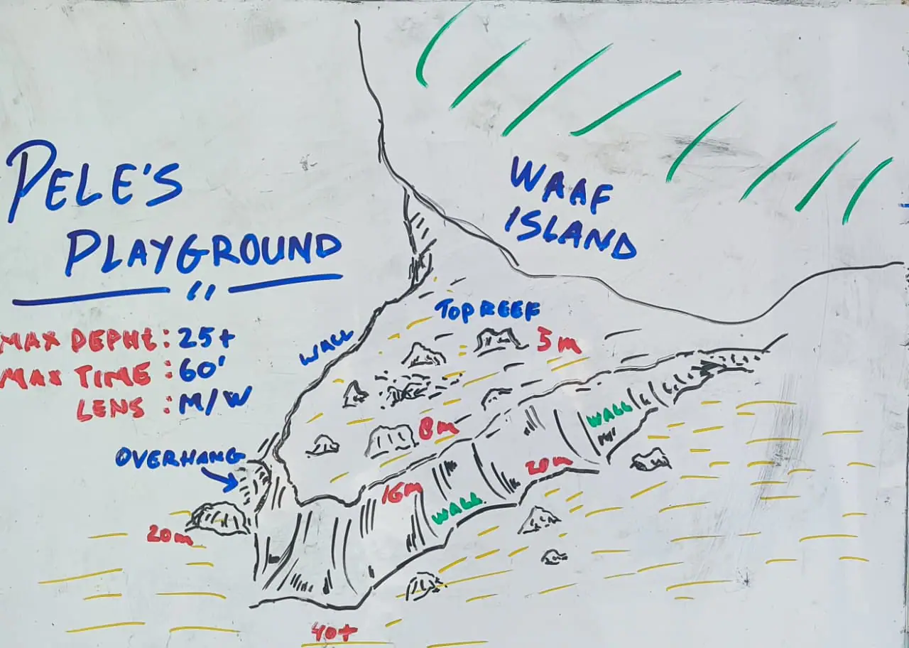 Pele's Playground Map