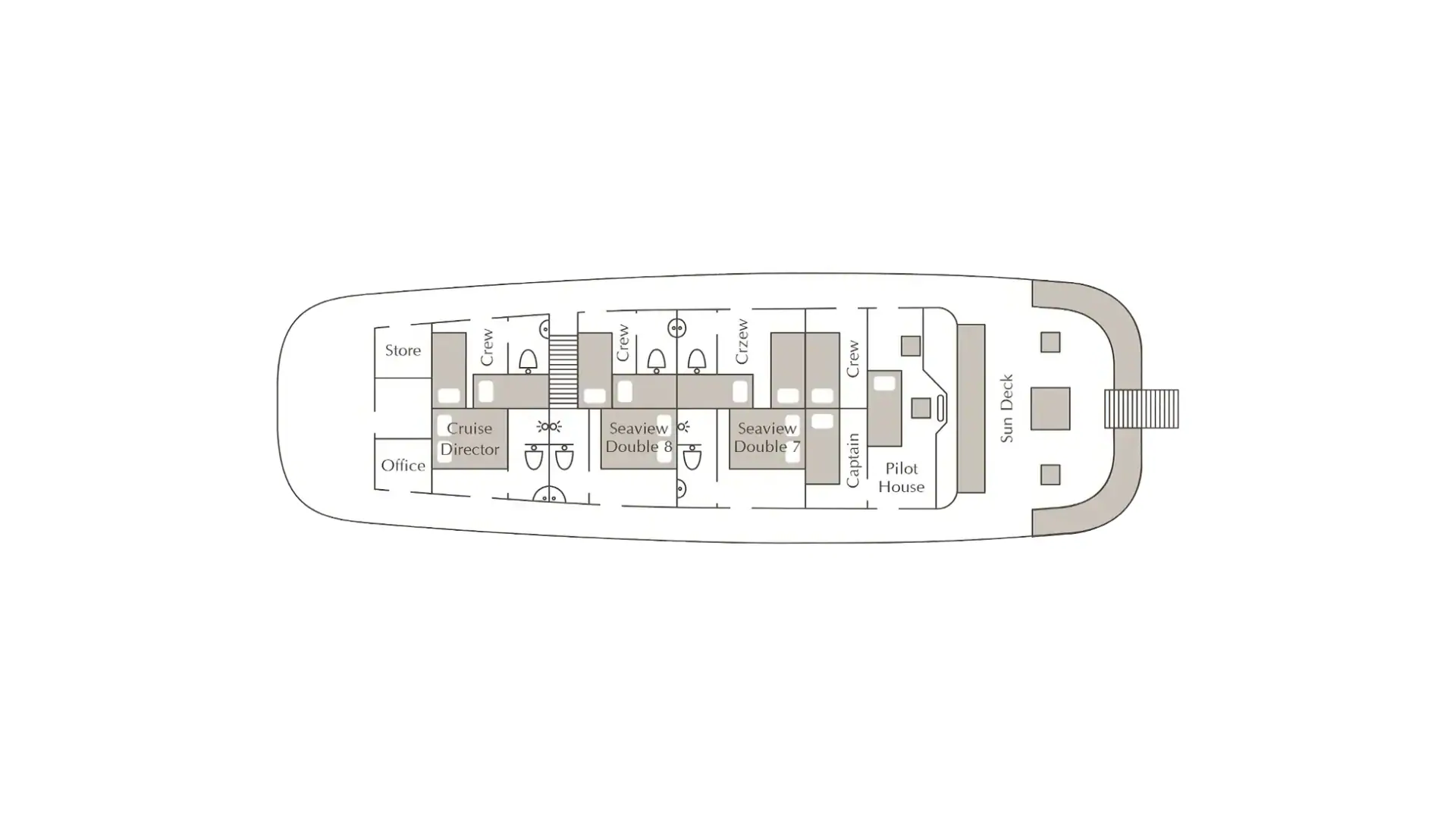 MV Ambai Diving Cruise - Upper Deck 