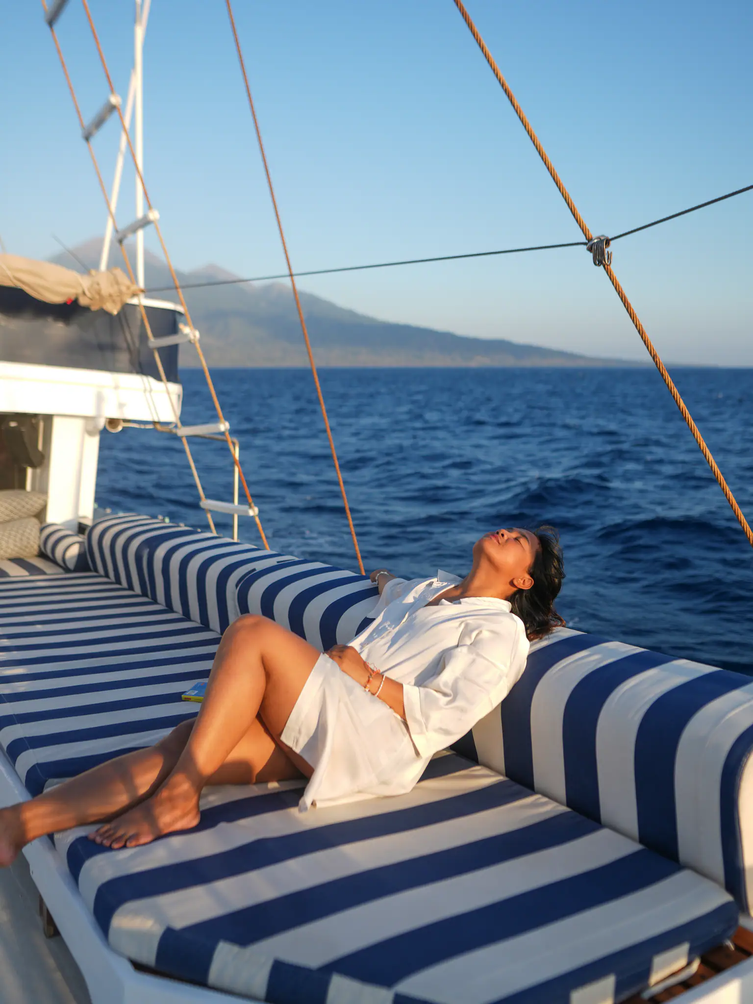 Relax Area on MSY Seahorse by Wallacea Dive Cruise