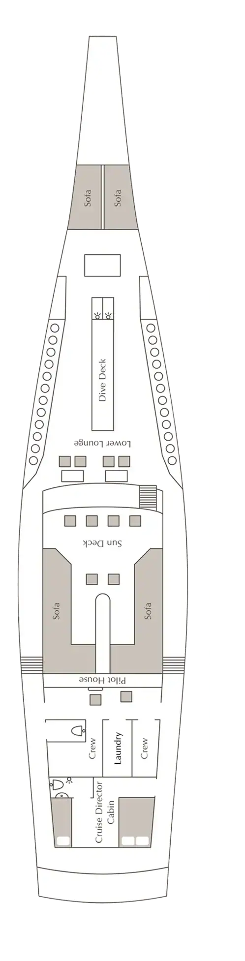 deck plan my seahorse, upper deck