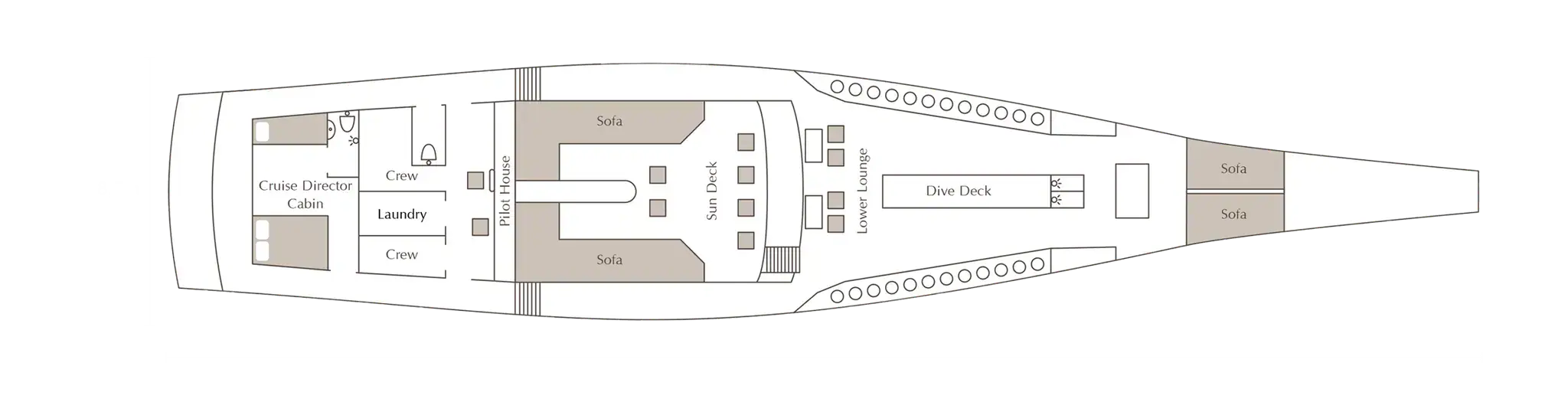 deck plan my seahorse, upper deck